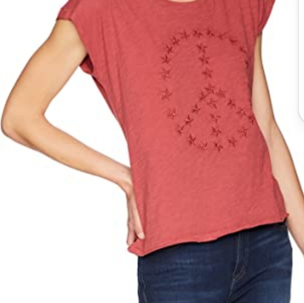 Lucky Brand Womens Peace Cotton Embro